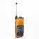 Battery Light, 1,500 mAh, radio, column, with a solar battery, orange