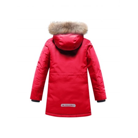 Winter park for a girl, height 140 cm, red color-1