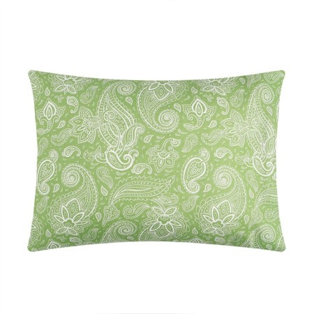 Pillowcase Save and I "cucumbers" olive color, 50x70 cm, 100% cotton, calico, 100 g/m2