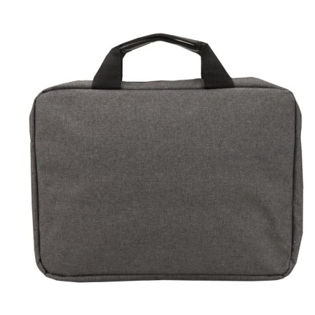 Business bag, lightning department, external pocket, gray color-1