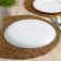 Plate flat diwali, d = 25 cm, white color