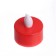 LED candles, spinkers Led Risalux “Make lighter” set of 4 pcs., Red, RGB, 3.5 × 3.5 × 4 cm