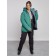 Ski costume female winter, size 52, green color