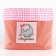 Organizer for storing things for a crib 2 compartments and a table basket "Our beloved daughter"