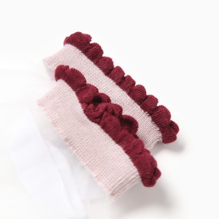 Women's socks glass minku color lilac/white, size 36-37 (23 cm)-4