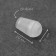 A set of tips for the cord, d = 5 mm, 2 × 1.2 cm, 100 pcs, the color is transparent