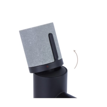 Bronze de Luxe Focus 24601BG sink mixer, pour 120 mm, brass, black/gray-3