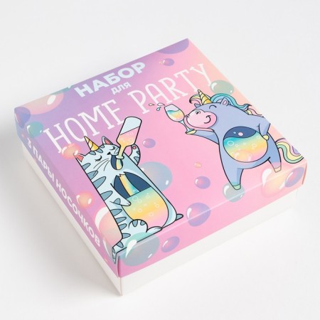 Gift set "Party" Mask for sleeping, socks 3 pairs-7