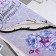 Money envelope "Happy Anniversary!" feather, flowers, 19x9 cm