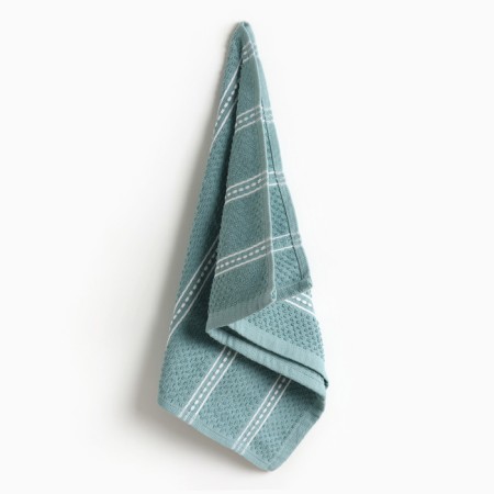 Ethel towel, col. Blue, 38x63 cm, 100% HL, Makra