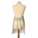 Apron "Ethel" Cacti 70x60 cm cm, 100% cotton, martial 160 g/m2