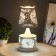 Aroma lace with backlight "Salute" E27 40W+RGB white 13x13x30 cm