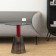 Coffee table amalie, 500 × 500 × 520 mm, gray / red color