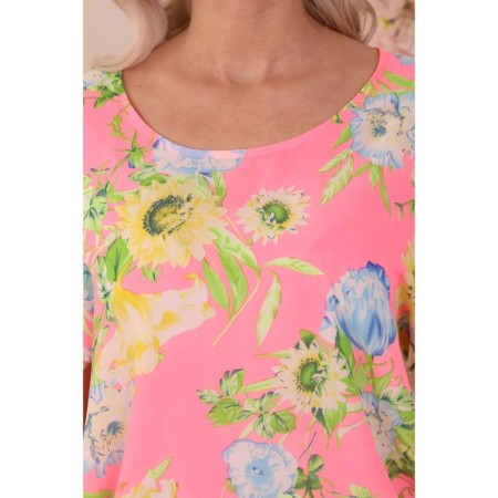 Female blouse, size 44, pink color-12