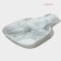 Menzhitsa Dolyana "Marble White", 2 sections, 27 × 18 × 2 cm, color gray color