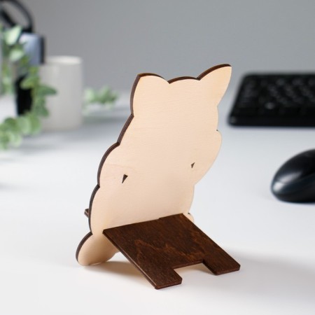 Standing for the phone "cat", lamination, 14.2x9.5 cm-2