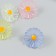 Button plastic for creativity "Chamomile" mix 2.5x2.5x1.6 cm
