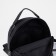 Women's backpack of artificial leather with lightning, 1 pocket, black color