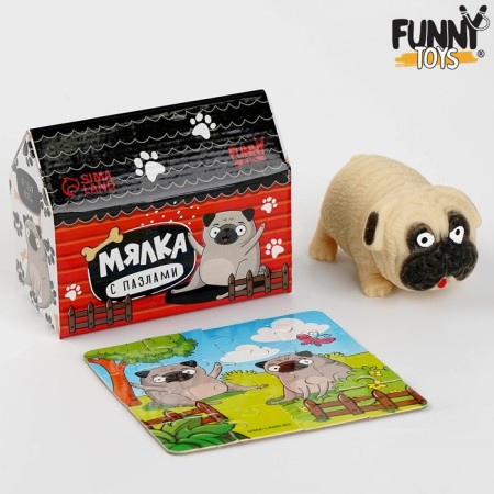 Anthistress label with puzzle "Pesik"-2