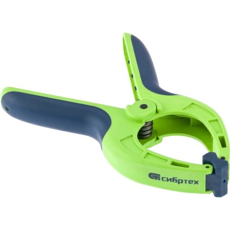 The clamp tick-shaped "Sibrtekh" 20788, 82 mm, 2 comp. Handles, reinforced spring-1
