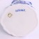 VAZ Gzhel "Dress", white-blue, ceramics, 18 × 11 cm,