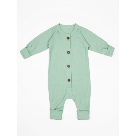 Kombinoson on buttons for children's fashion, height 56 ​​cm, green color-6