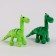 Excavations with a soft toy "dinosaur", mix