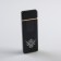 Electronic lighter "King", USB, spiral, 3 x 7.3 cm, black