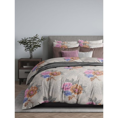 Bed linen duet Flower Palette, size 214x240 cm, 143x215 cm - 2 pcs, 70x70 cm - 2 pcs
