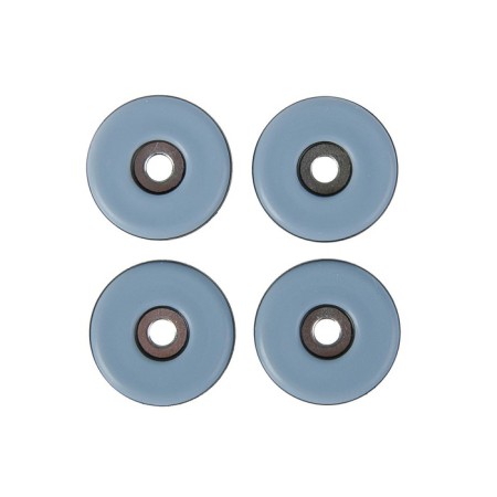 Furniture round tundra, d = 30 mm, 4 pcs., Polymer, gray color