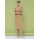 Female dress, size 48, sandy color