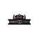 Pecado BDSM chocker, with tied rings, genuine leather, black