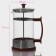 Know -hand jacket kettle - press "RIC", 600 ml, glass, brown color
