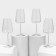 A set of glasses for wine, 510 ml, crystal glass, 4 pcs