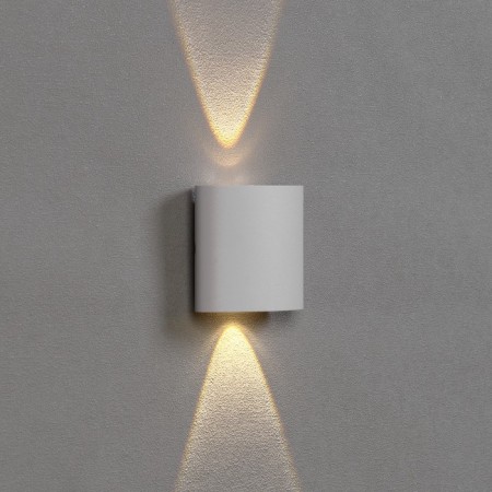 Fronts' lamp "Semesfer", FSD-075, 2 W, 3000K, 1 Ray, IP65, 220 V, plastic, white-3