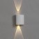 Fronts' lamp "Semesfer", FSD-075, 2 W, 3000K, 1 Ray, IP65, 220 V, plastic, white