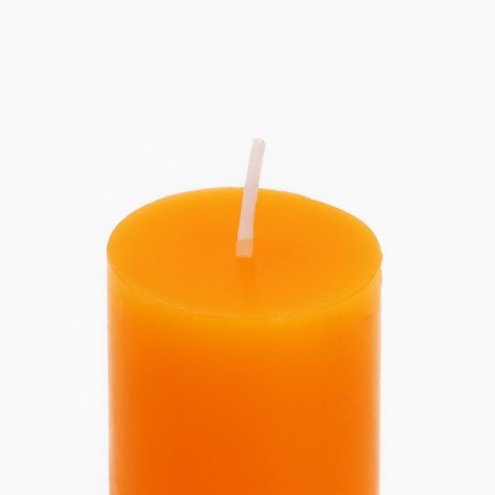 New Year's candle-stand Interior "New Year: Happy New Year", orange, 3 x 7.5 cm-3