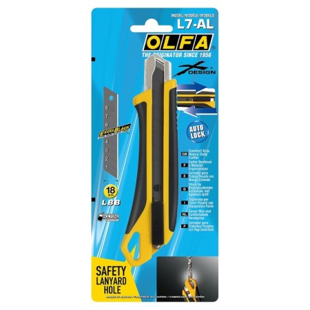 Universal knife OLFA Autolock OL-L7 -L, plastic case, 18 mm-5