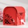 Family Bank "Openwork", with rhinestones, red-white, 23.5x17x20 cm