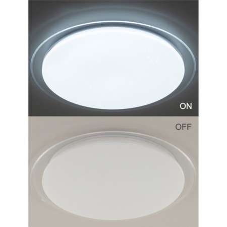 Lamp of the Citilux “satellite” CL734900G, 61.8x61.8x7.4 cm, 1x90W, LED, white color-7