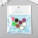 Beads for creativity plastic "Circles, bright gloss" mix set 8 pcs 1.4x1.4 cm