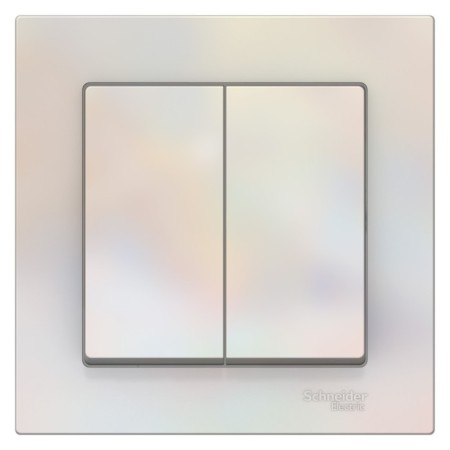See AtlasDesign switch, 10 A, 2 keys, assembly, CC. 5, pearl color-1