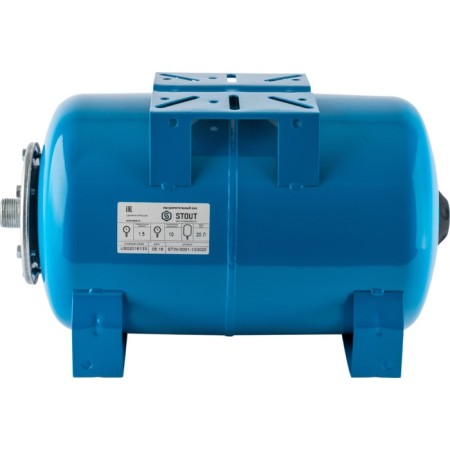 STOUT accumulator, for a water supply system, horizontal 20 liters-2