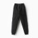 Pants for the boy are beginning, dark gray color, height 134 cm