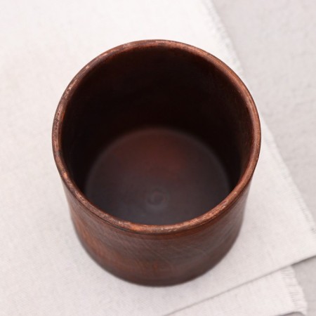 Loft glass, smooth, red clay, 0.3 l-1