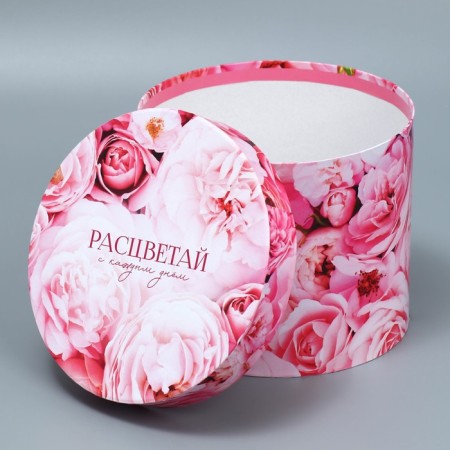 Set of hats 5 in 1, gift packaging, “flowers”, 13 x 14 - 19.5 x 22 cm-8