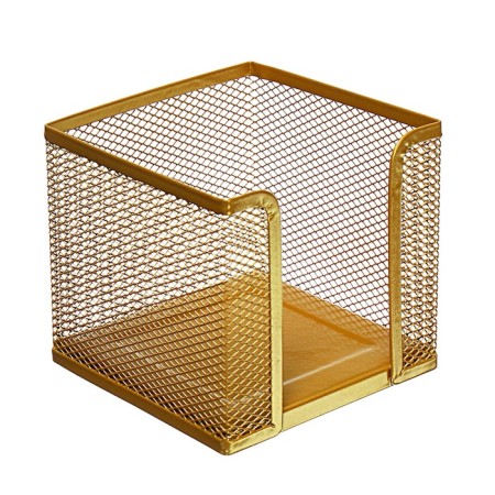Calligrata paper block, large mesh, metal, gold