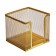 Calligrata paper block, large mesh, metal, gold
