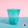 Pot for orchids, 1.5 l, 13 × 17 cm, plastic, transparent-turquoise