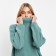 Jumper female minku: casual collection olive color, size 42